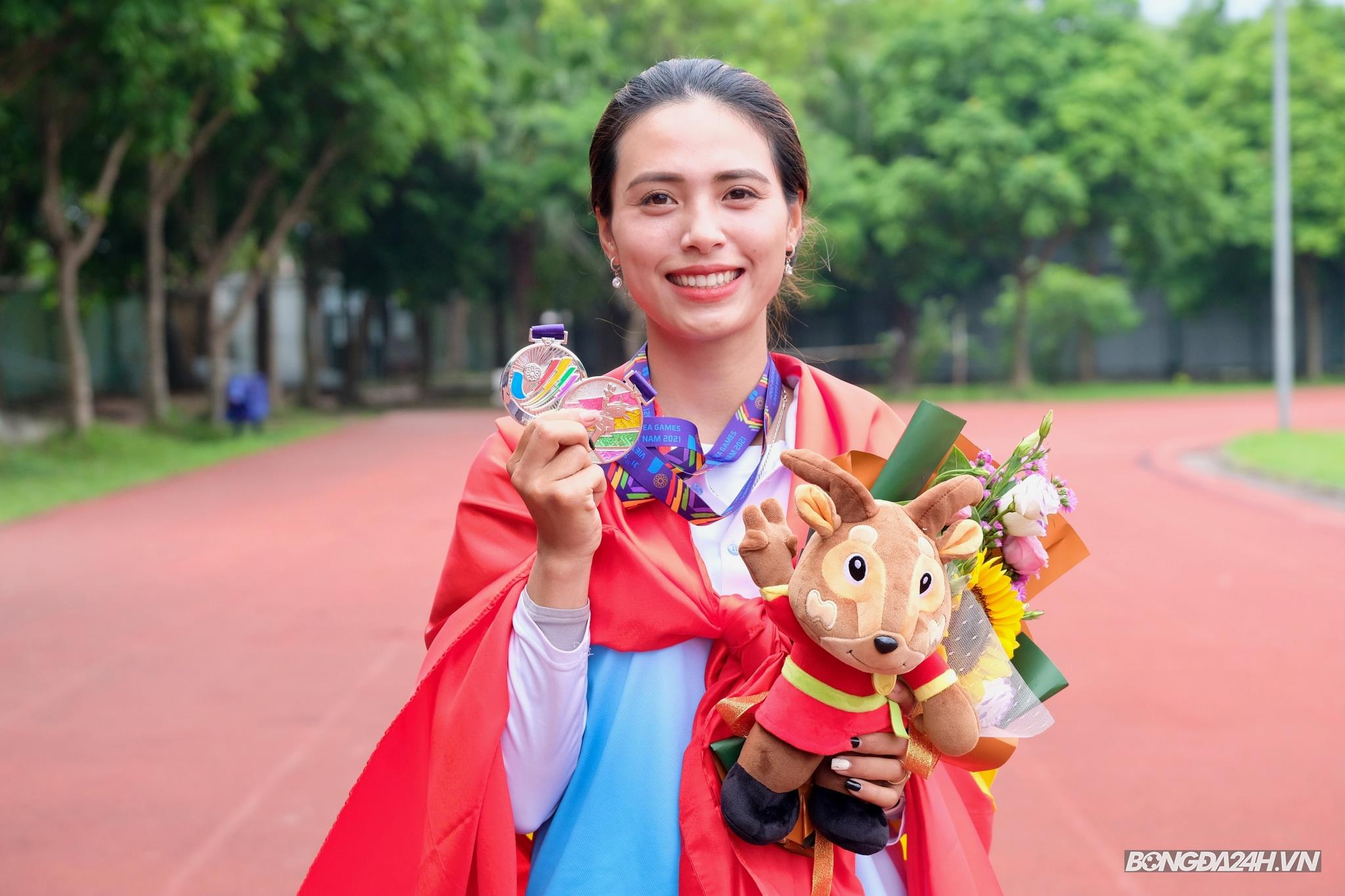 Lê Phương Thảo bắn cung HCB cung 3 dây cá nhân và đồng đội SEA Games 31