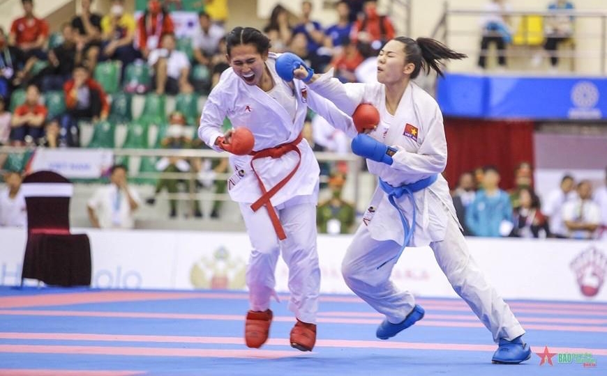 Karate Việt Nam nhất toàn đoàn với 7 HCV tại SEA Games 31 hình ảnh Karate Việt Nam nhất toàn đoàn với 7 HCV tại SEA Games 31 hình ảnh