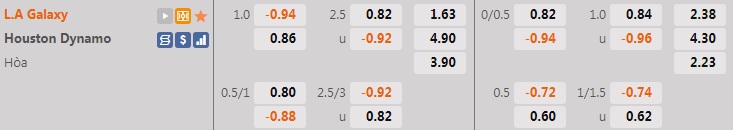 LA Galaxy vs Houston Dynamo