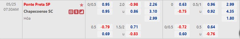 Ponte Preta vs Chapecoense