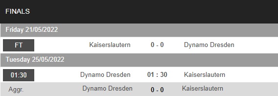 Dynamo Dresden vs Kaiserslautern