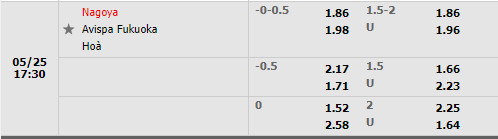 Nagoya Grampus vs Avispa Fukuoka
