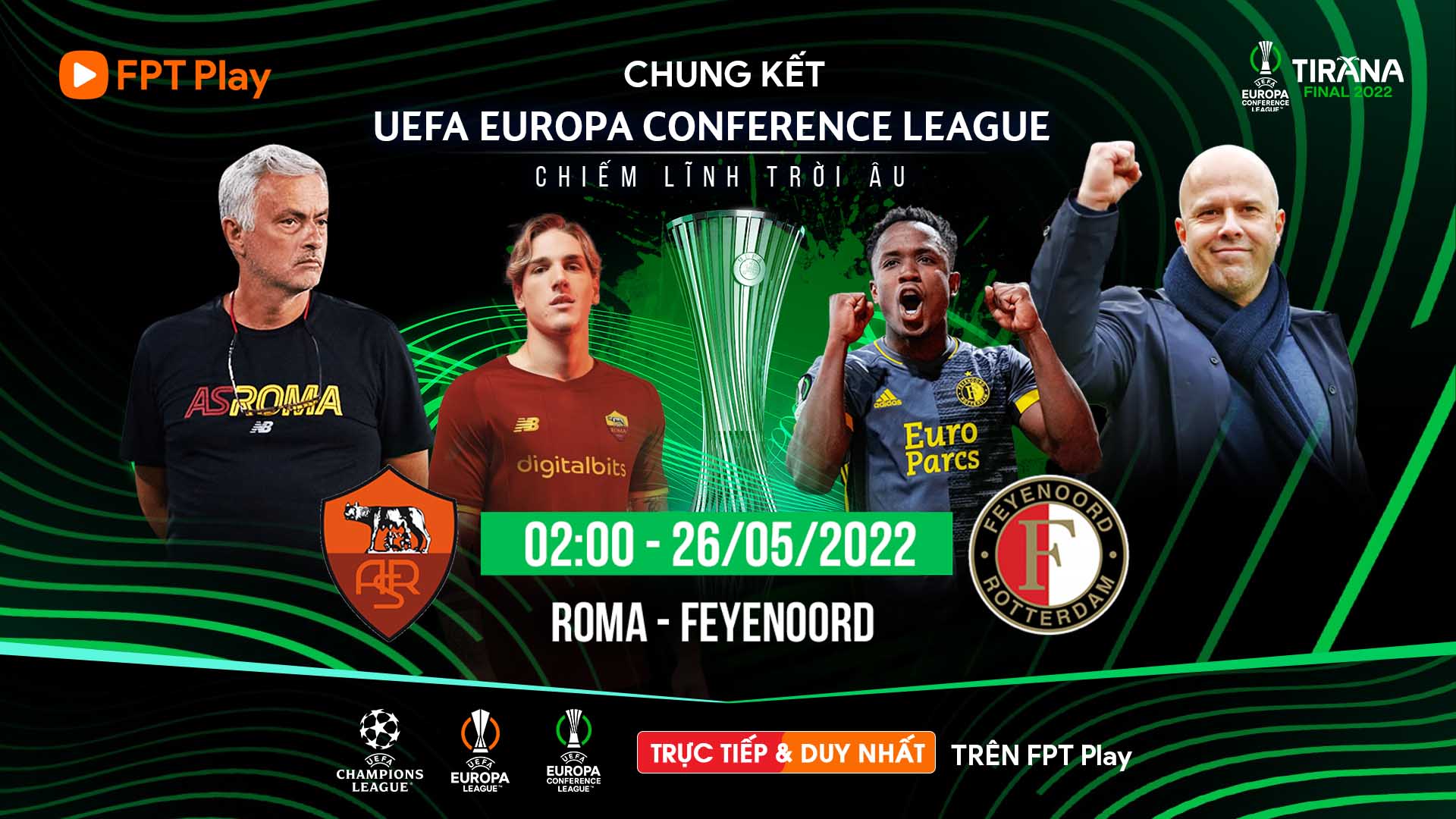 AS Roma và Feyenoord