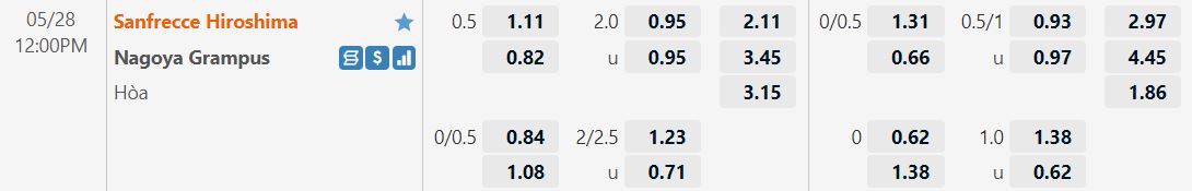 Sanfrecce Hiroshima vs Nagoya Grampus Sanfrecce Hiroshima vs Nagoya Grampus