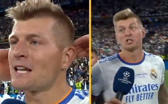 Kroos chửi thẳng phóng viên sau trận chung kết Champions League