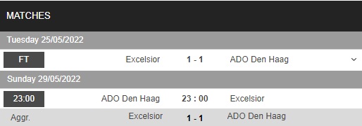ADO Den Haag vs Excelsior