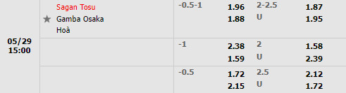 Sagan Tosu vs Gamba Osaka