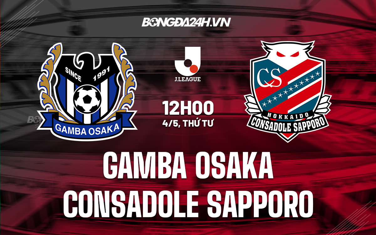 Gamba Osaka vs Consadole Sapporo
