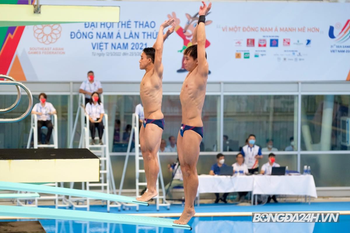 Chew Yi Wei và Ooi Tze Liang nội dung Đôi nam nhảy cầu mềm 3m 8/5