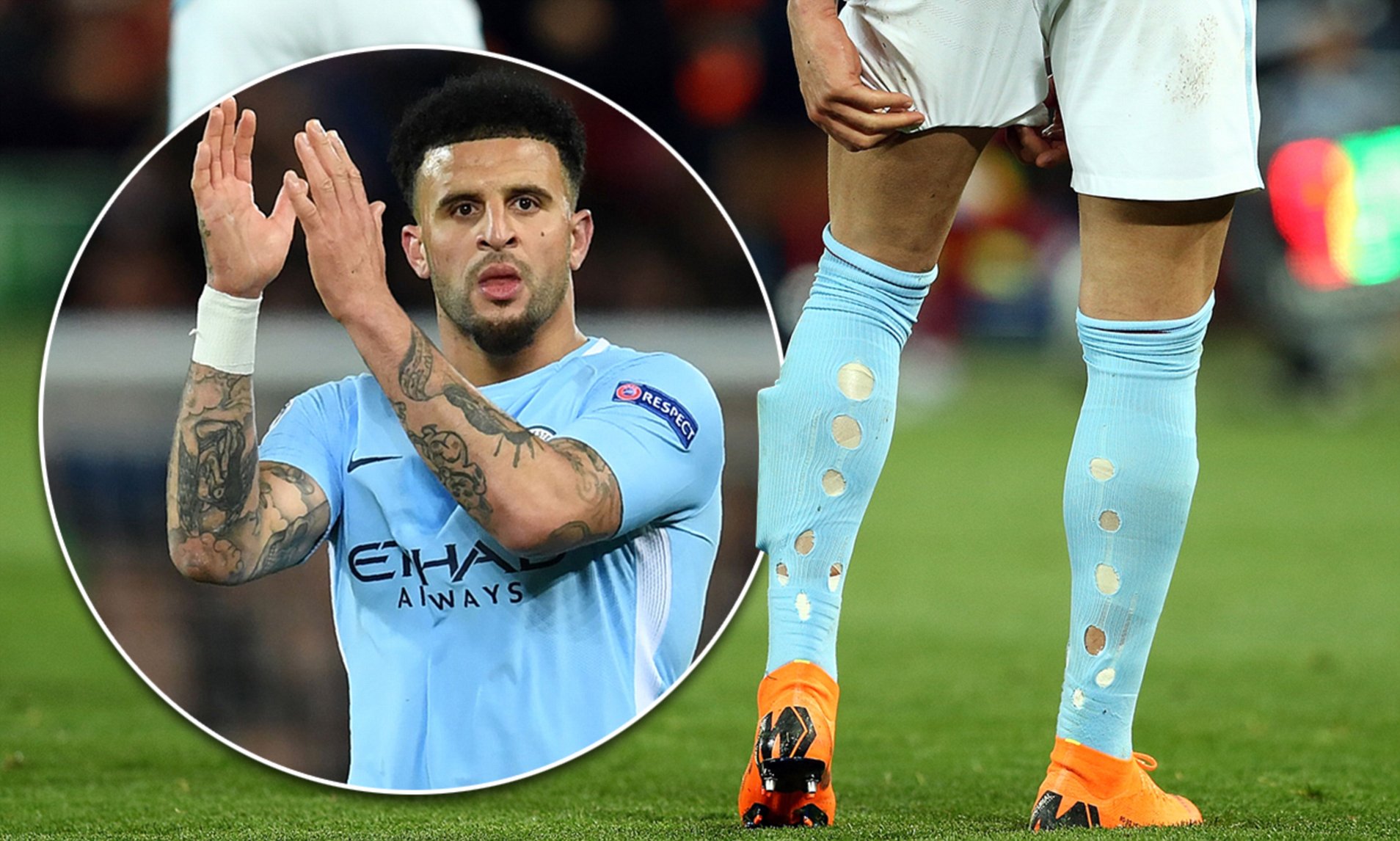 VIDEO Giải mã những đôi tất đục lỗ trong bóng đá hình ảnh