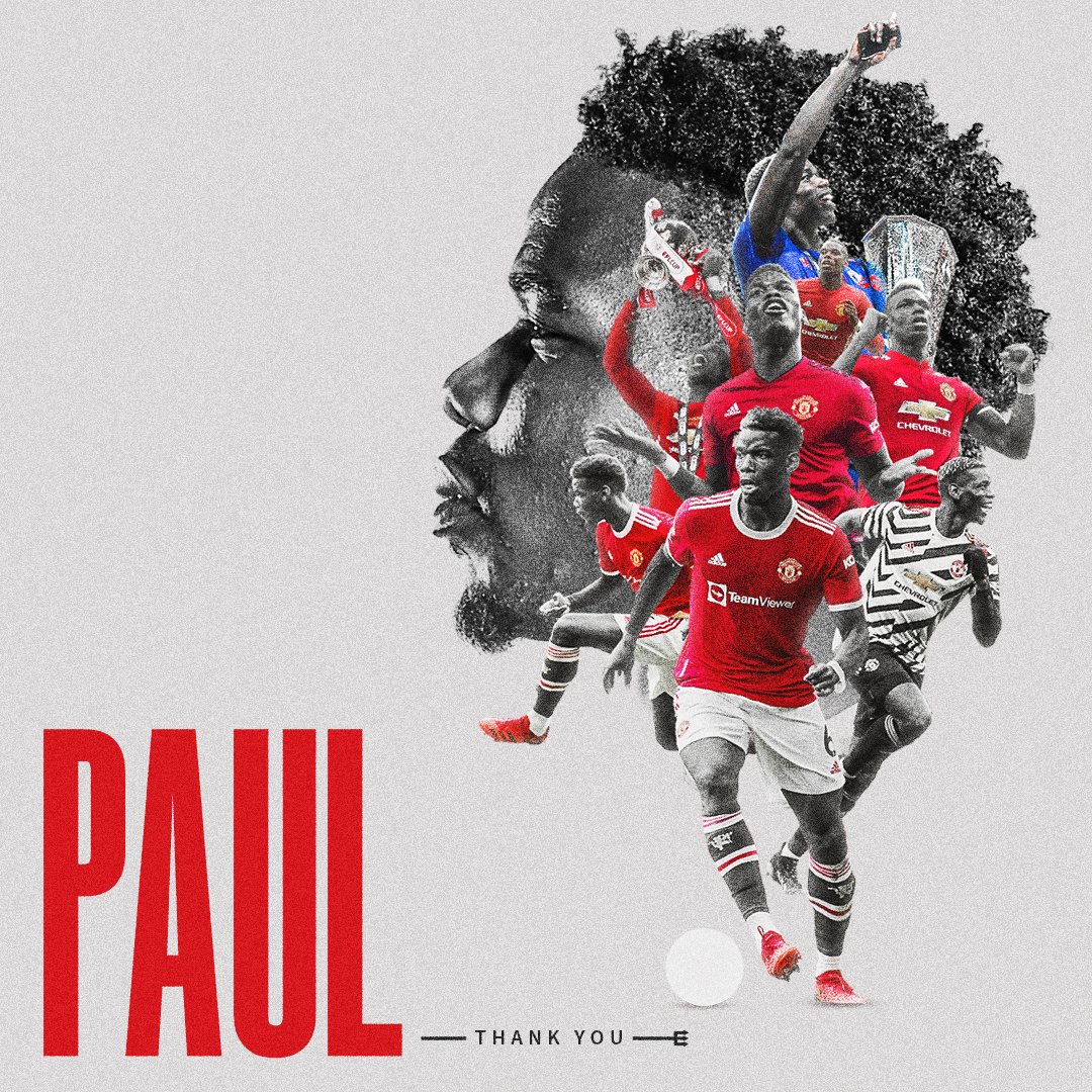 Paul Pogba chia tay Man United