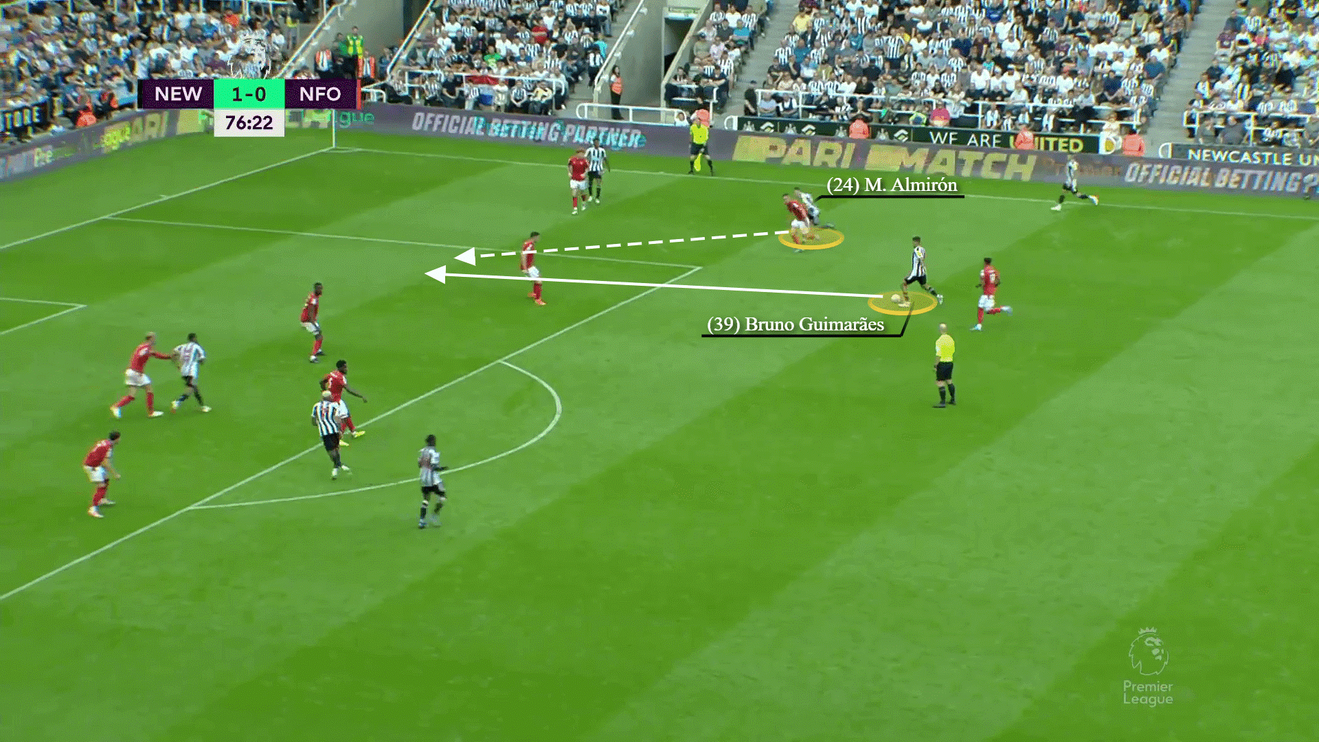 Bruno Guimares Từ suýt lái taxi đến tiền vệ toàn năng của Newcastle 15 Bruno Guimares Từ suýt lái taxi đến tiền vệ toàn năng của Newcastle 15