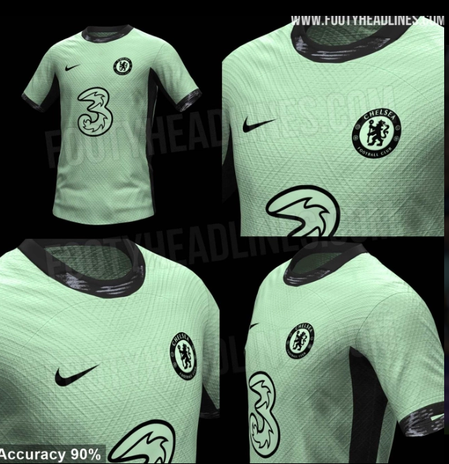 Rò rỉ áo đấu của Chelsea ở mùa giải tới 1 Rò rỉ áo đấu của Chelsea ở mùa giải tới 1