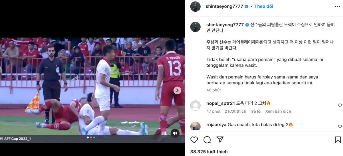 HLV Shin Tae Yong chỉ đích danh Văn Hậu chơi xấu 1