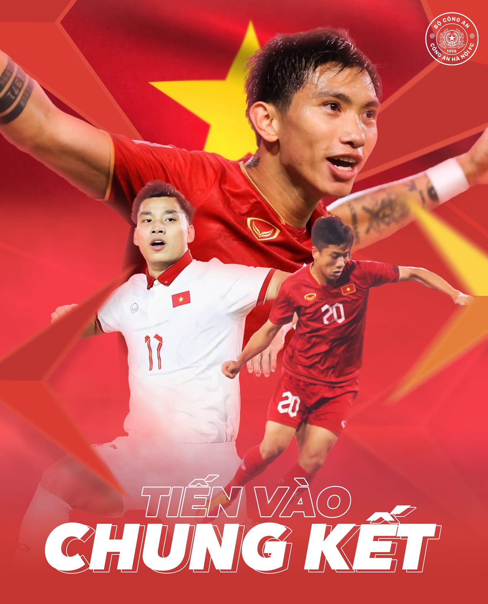 CLB Công An Hà Nội chúc mừng dàn tân binh sau thắng lợi của tuyển Việt Nam 1