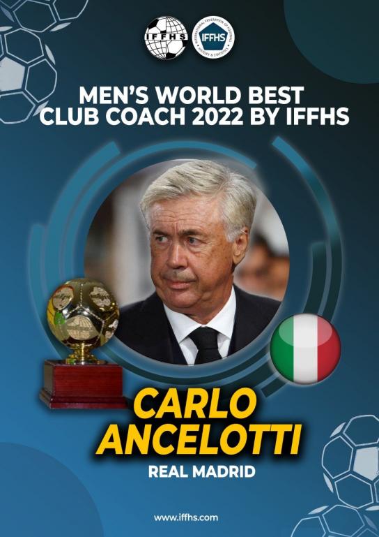 Sau Lionel Messi, đến lượt Carlo Ancelotti được vinh danh 1 Sau Lionel Messi, đến lượt Carlo Ancelotti được vinh danh 1