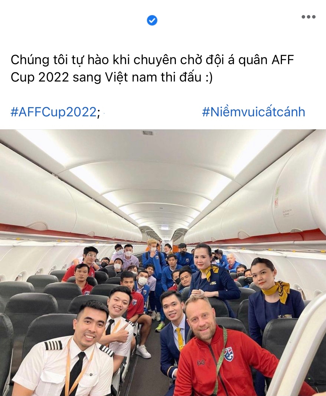 Hãng hàng không gọi ĐT Thái Lan là Á quân AFF Cup 2022 1
