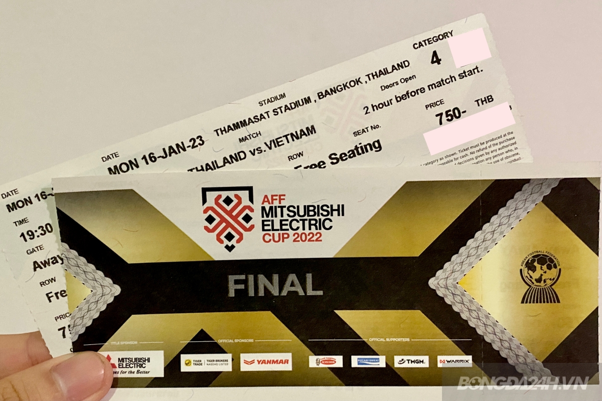 Ve chung ket luot ve AFF Cup giua Viet Nam vs Thai Lan dat hang