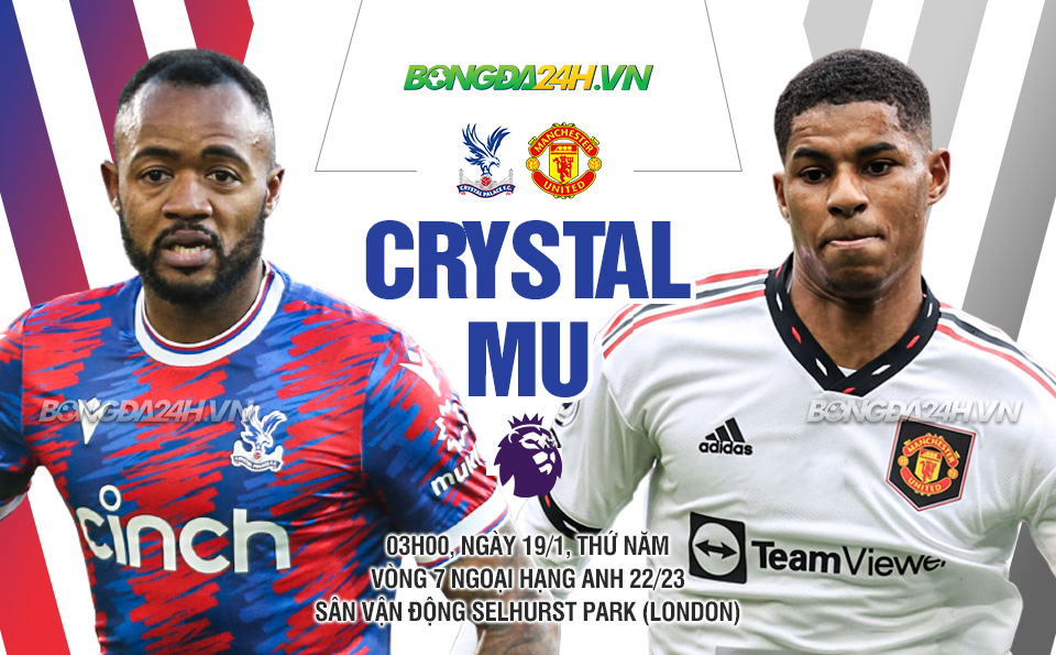 truc tiep bong da Crystal Palace vs MU ngoai hang anh premier league hom nay