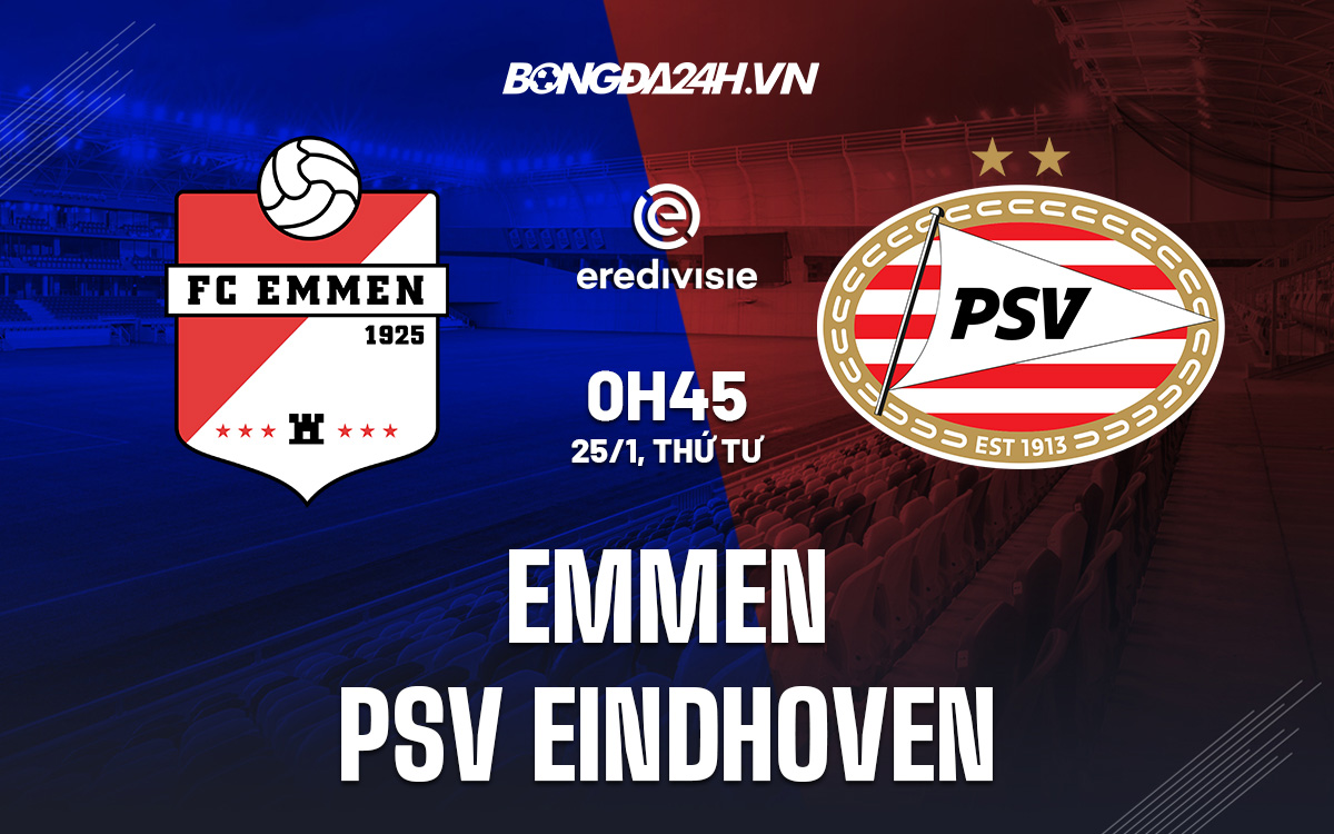 Emmen vs PSV Eindhoven Emmen vs PSV Eindhoven