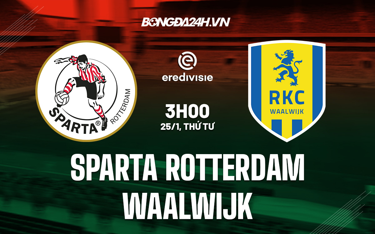 Sparta Rotterdam vs Waalwijk