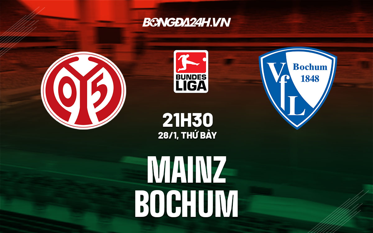 nhan dinh bong da soi keo Mainz vs Bochum vdqg duc bundesliga hom nay