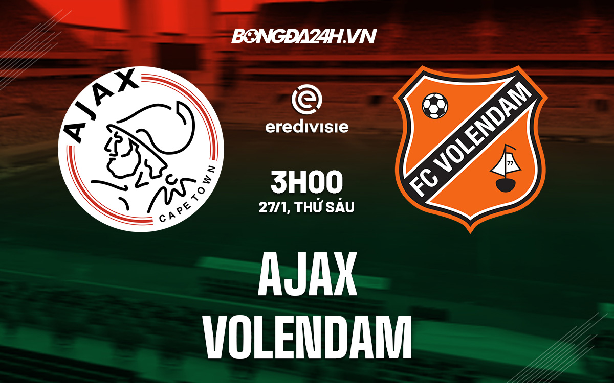 Ajax vs Volendam