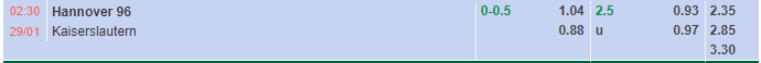 Nhận định Hannover vs Kaiserslautern (2h30 ngày 291, Hạng 2 Đức) 1