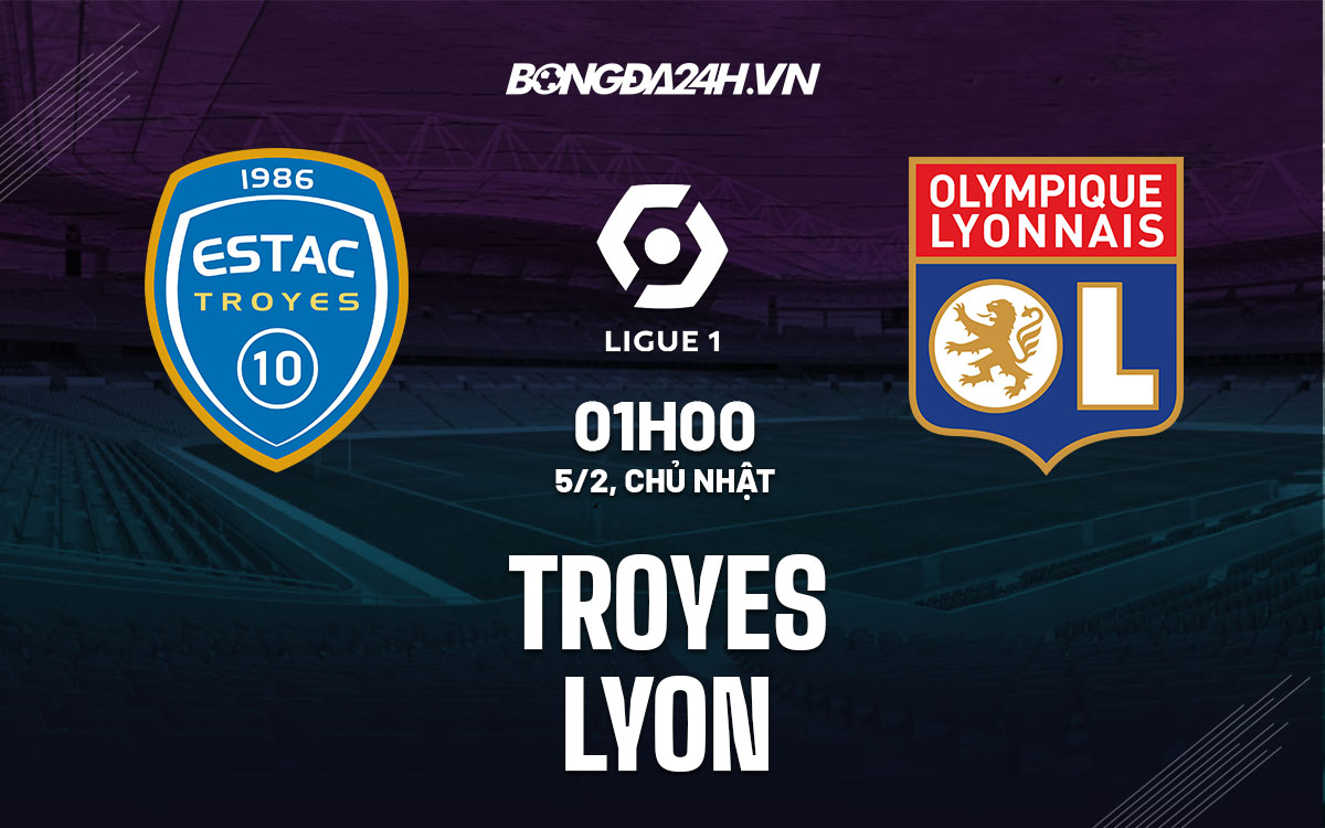 nhan dinh bong da soi keo Troyes vs Lyon vdqg phap hom nay