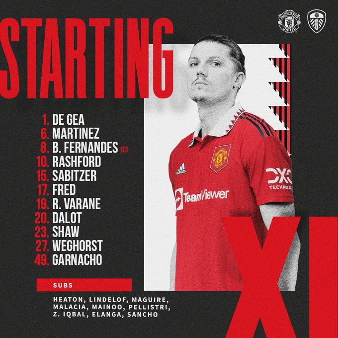 Ghi 2 bàn trong 8 phút, MU vẫn không thể giành 3 điểm trước Leeds United 1