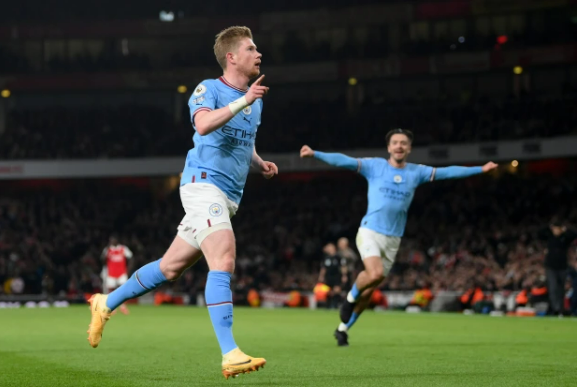 Đánh gục Arsenal ngay tại Emirates, Man City vươn lên dẫn đầu ở Premier League 3
