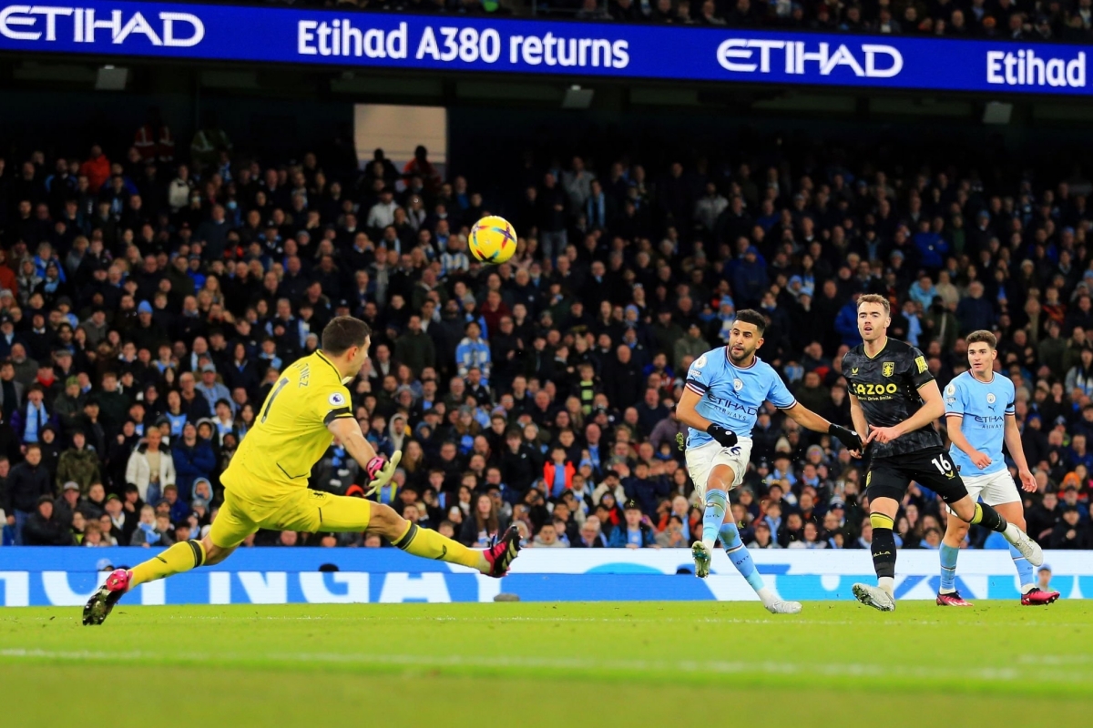 Mahrez Man City vs Villa 13/2