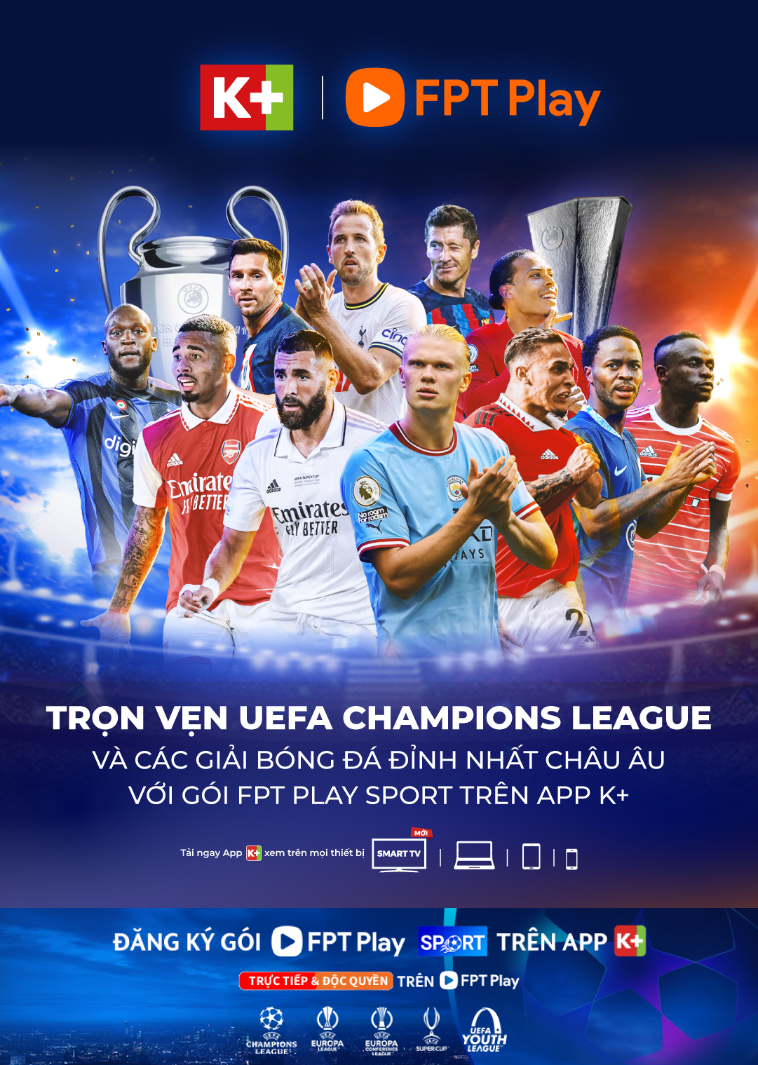 Thêm lựa chọn khi theo dõi Champions League 1 Thêm lựa chọn khi theo dõi Champions League 1