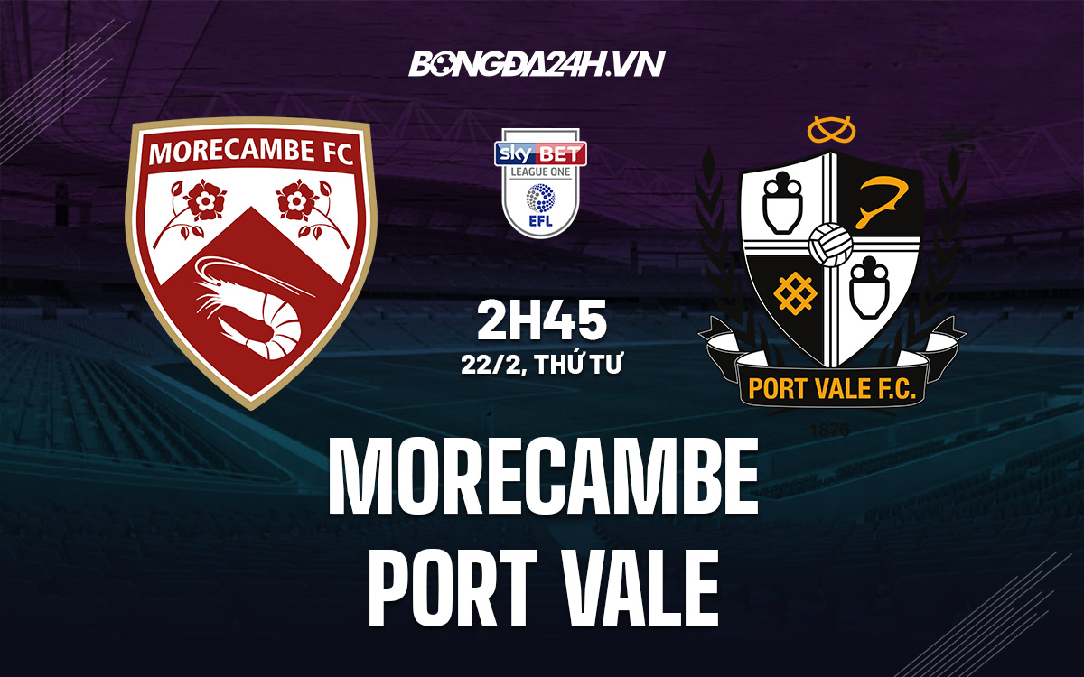 Morecambe vs Port Vale Morecambe vs Port Vale
