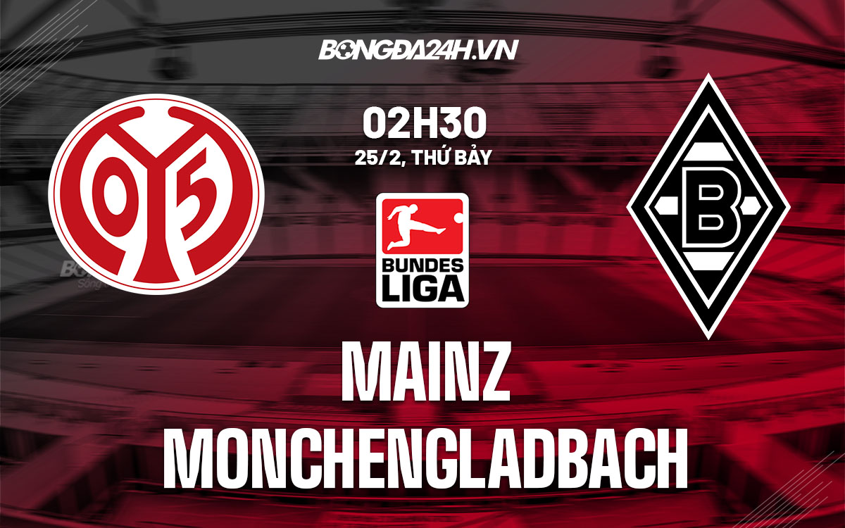 nhan dinh bong da soi keo Mainz vs Monchengladbach vdqg duc bundesliga hom nay