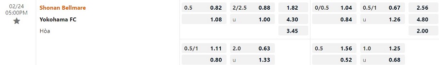 Nhận định Shonan Bellmare vs Yokohama FC 17h00 ngày 242 (VĐQG Nhật 202223) 1