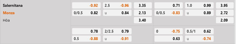 Salernitana vs Monza