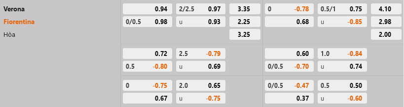 Verona vs Fiorentina