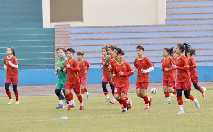 dT nu U20 Viet Nam chuan bi da vong loai U20 chau a