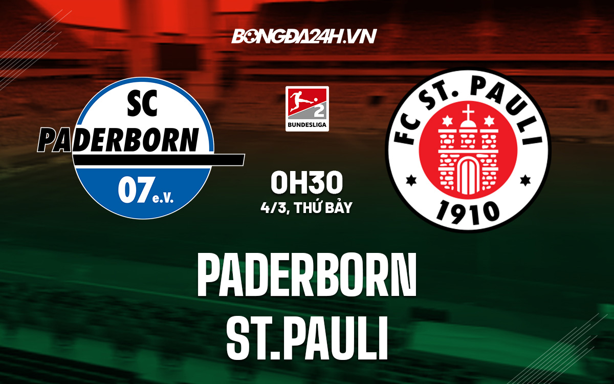 Paderborn vs  St.Pauli