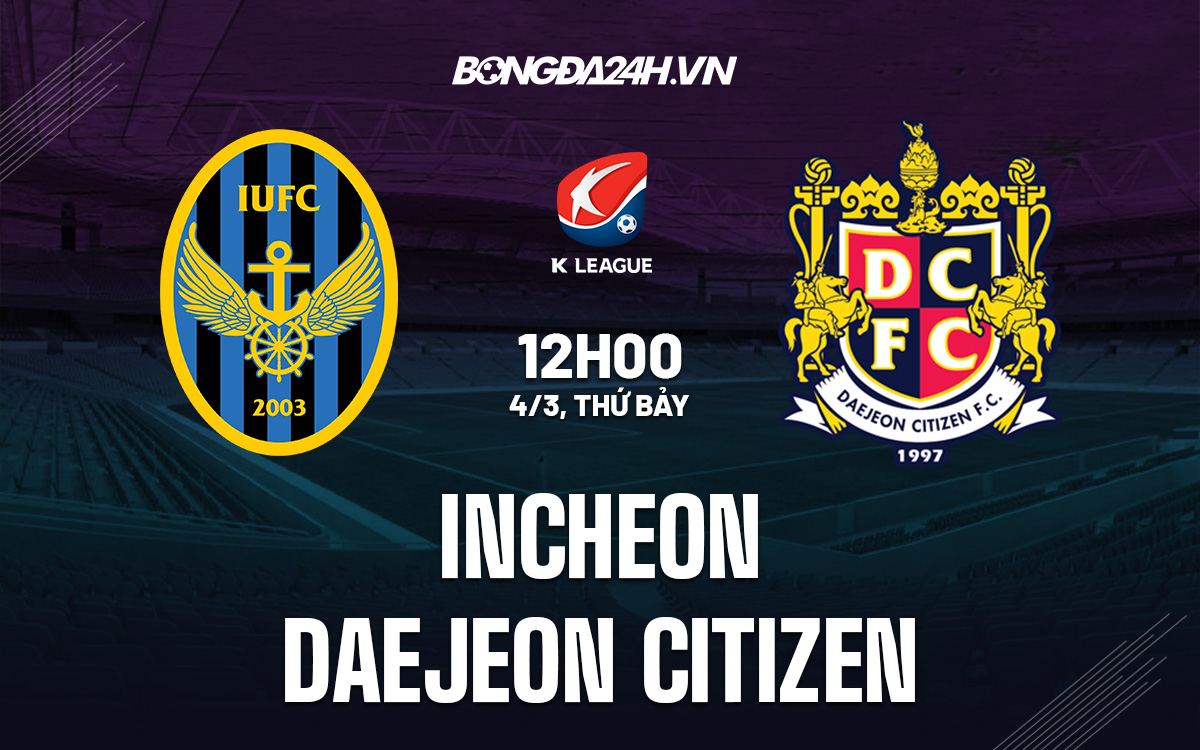 Incheon United vs Daejeon