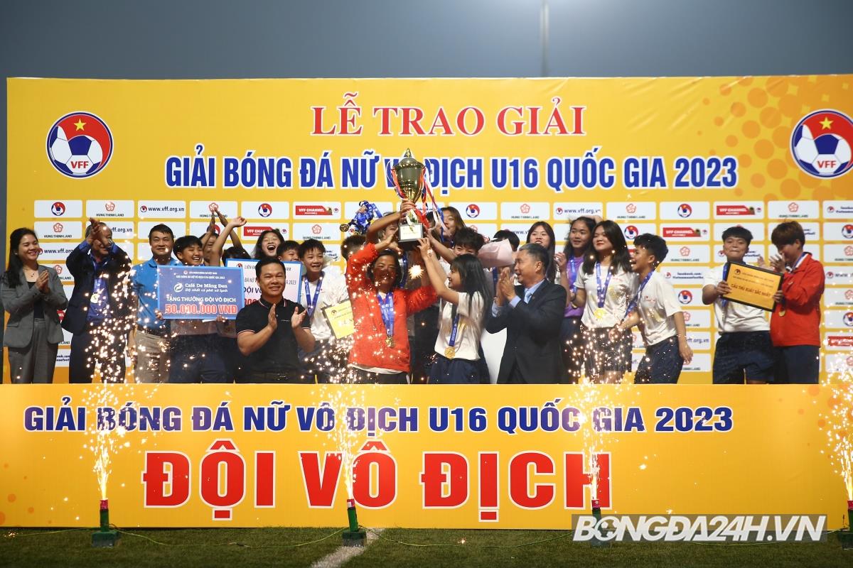 Phong Phú Hà Nam vô địch Giải bóng đá nữ U16 Quốc gia Phong Phu Ha Nam vo dich Giai bong da nu U16 Quoc gia
