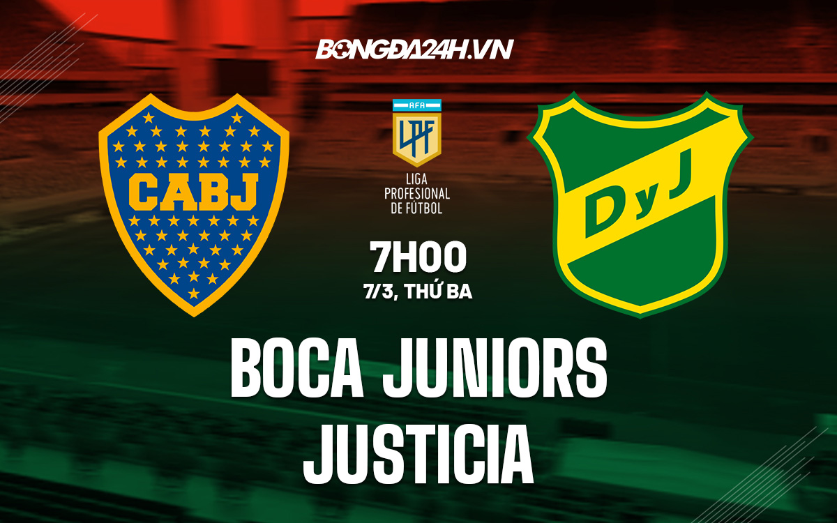 Boca Juniors vs Justicia Boca Juniors vs Justicia