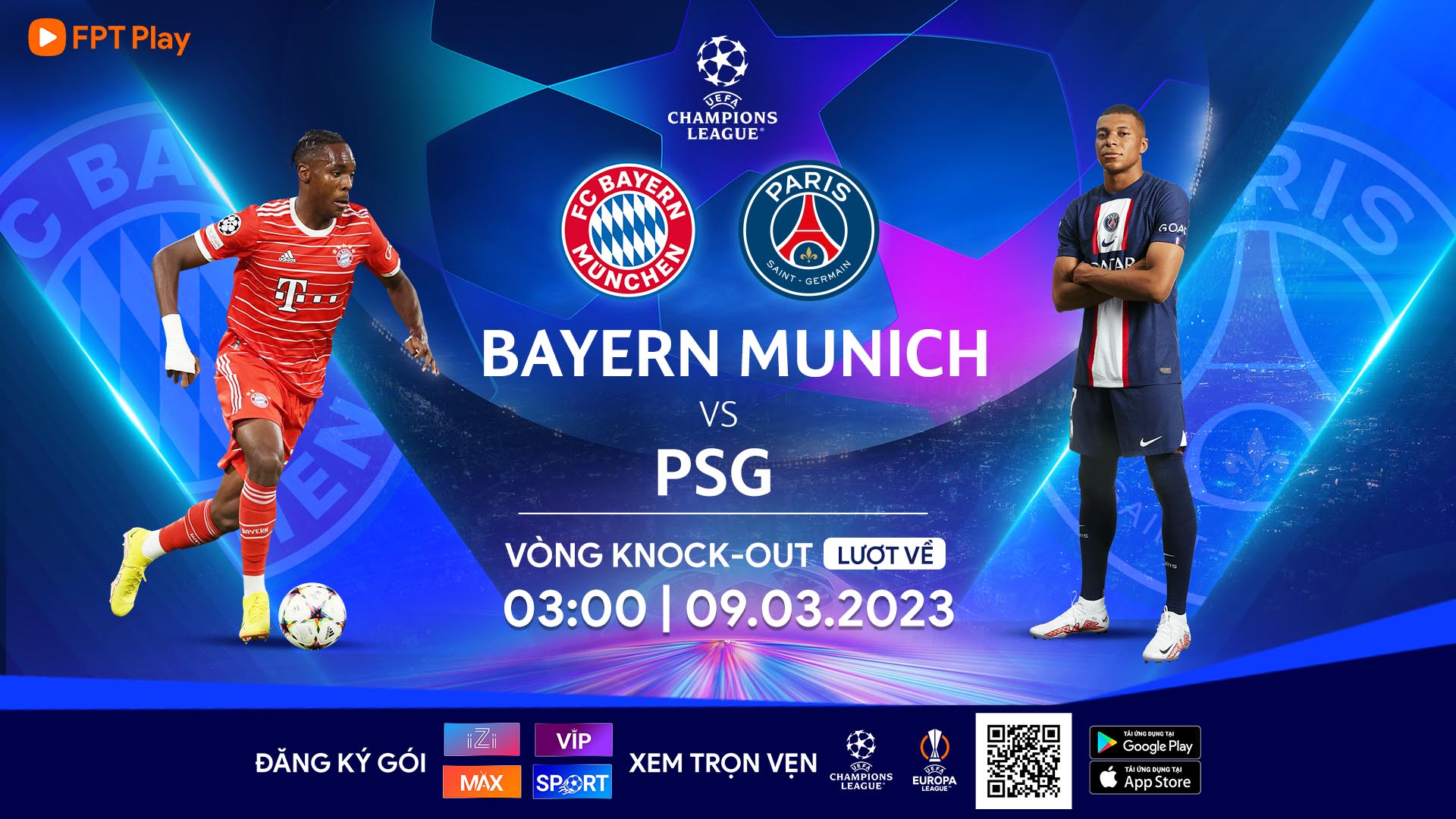 Cuộc đối đầu cân sức giữa Bayern Munich và PSG ở Champions League 4