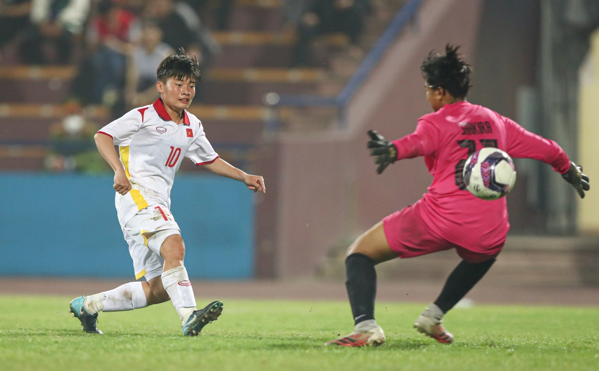 ĐT U20 nữ Việt Nam huỷ diệt Singapore 11-0 1