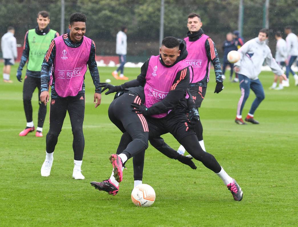 Gabriel Jesus trở lại tập luyện cùng Arsenal trước trận gặp Sporting 2