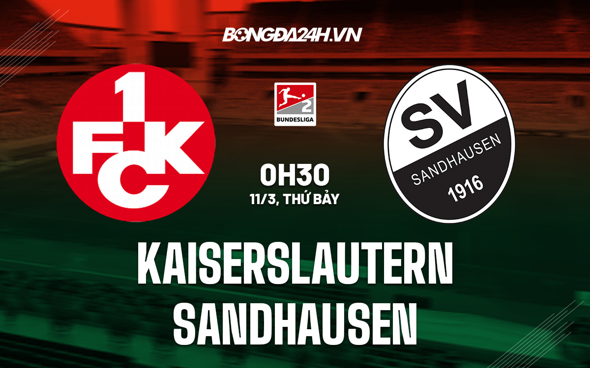 Kaiserslautern vs Sandhausen Kaiserslautern vs Sandhausen