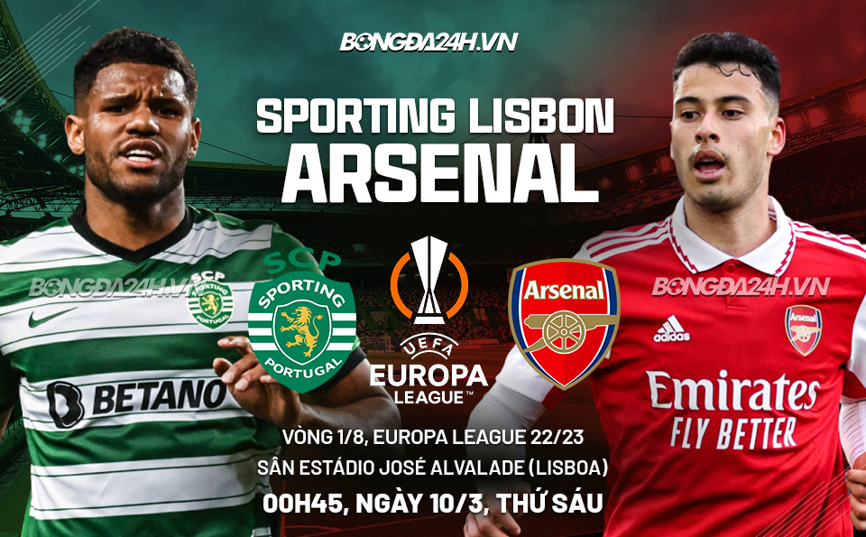 truc tiep bong da Sporting Lisbon vs Arsenal cup C2 chau Au europa league hom nay