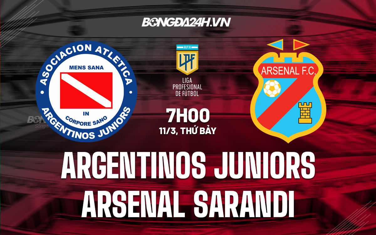 Argentinos Juniors vs Arsenal Sarandi