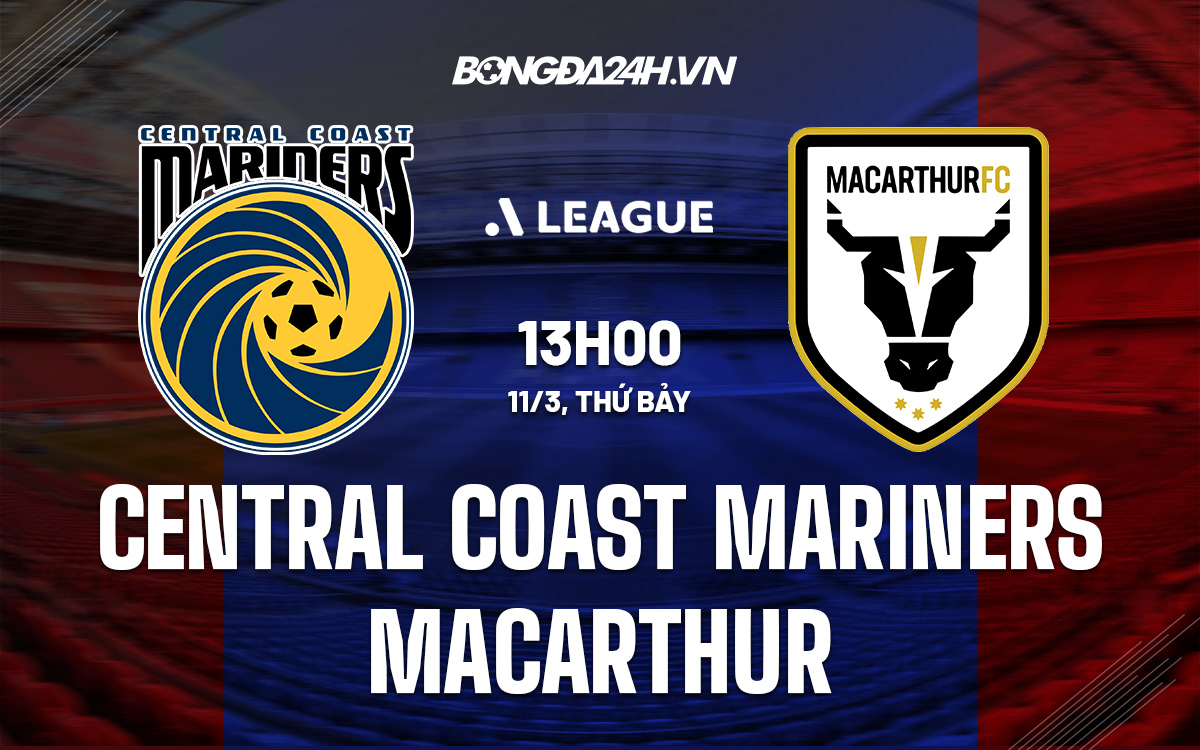 Central Coast Mariners vs Macarthur